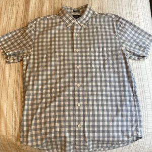 Mens J Crew Slim fit short sleeve shirt